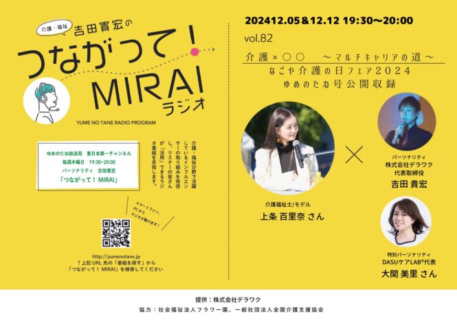 つながって！MIRAI vol.082　上条 百里奈 様